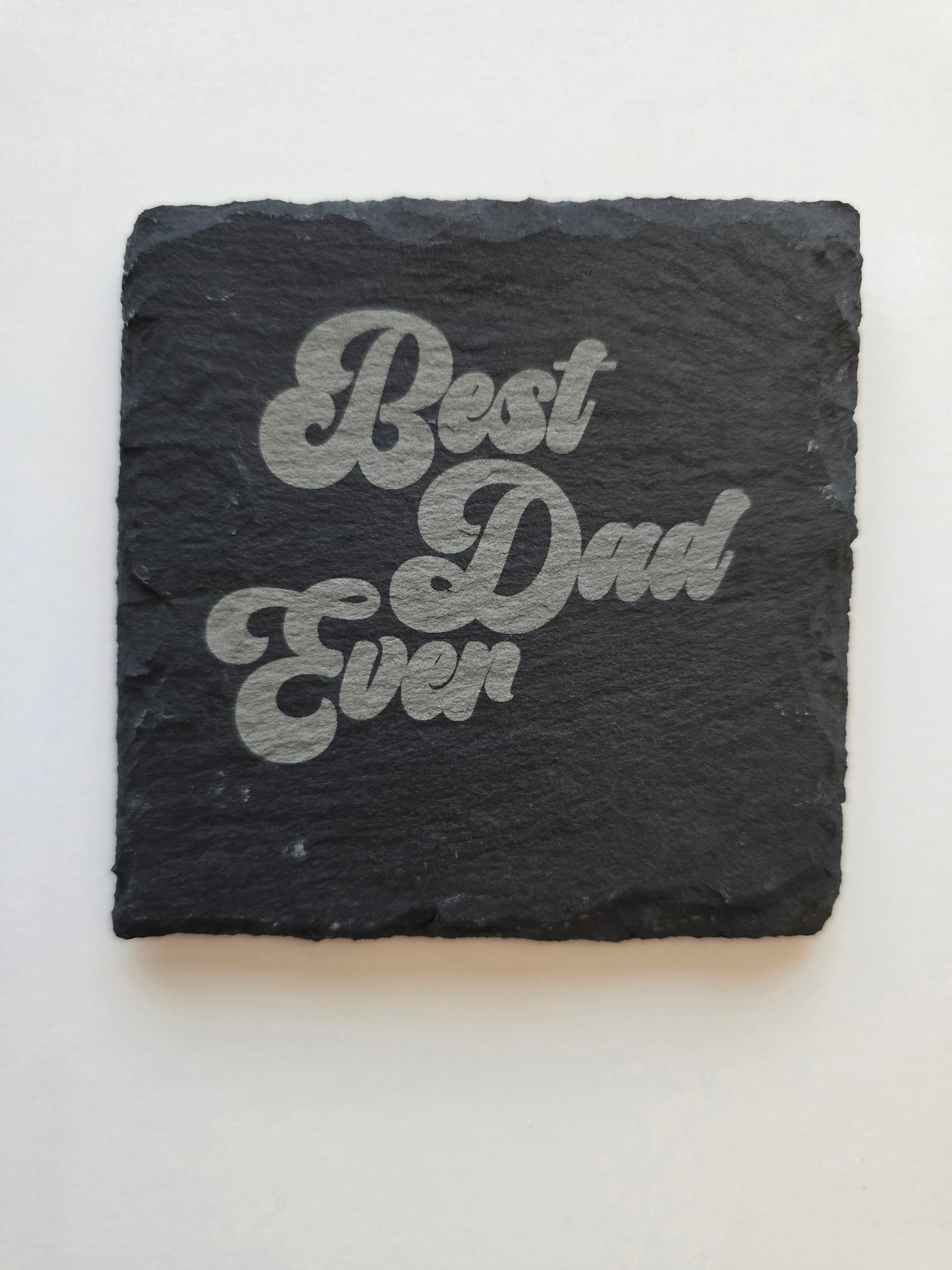 Schieferuntersetzer "Best Dad Ever" – Ein kleines Dankeschön mit großer Wirkung